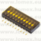 DHMF-10 (JFU) RoHS SMD DIP SWITCH 10 - 45-11-63