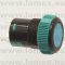 PBI19-BU-B (FEM) PUSH B. D=19 2P SPST OFF-(ON) BLUE LED - 45-12-17