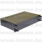 M46/G  440x282x 88 ALU FEKETE-GRAFIT RACK 2U - 47-04-50