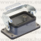 D6B-BK-1L (DEG) RoHS SIZE  3 HOOD SURF.M. 180° SIDE CLIP - 48-03-69
