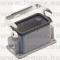 D10B-SF-1L-M20 (DEG) RoHS SIZE  4 HOOD SURF.M. 90° SIDE CLIP - 48-03-84