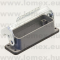 D16A-BK-1L (DEG) RoHS SIZE  5 HOOD SURF.M. 180° SIDE CLIP - 48-03-90