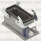 D16B-SF-2L-M25 (DEG) RoHS SIZE  6 HOOD SURF.M.  90° LOCKING CLIP - 48-04-10