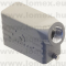 D16B-SE-2g-M25 (DEG)  SIZE  6 HOOD 90° SIDE CLIP - 48-04-13