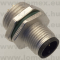 SD-M12A-04P-MM-SH8001 (DEG) RoHS M12 4 POL MALE A-code FRONT MOUNT SOLDER - 48-05-27