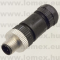 PA-M12A-04P-MM-SL7001 (DEG) RoHS M12 4 POL MALE A-code - 48-05-65