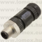 PA-M12B-05P-MM-SL7001 (DEG) RoHS M12 5POL MALE B-code - 48-05-66