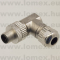 PASH-M12A-04P-MM-SR7002 (DEG) RoHS M12 SHIELDED 4POL MALE A-code 90° FÉM - 48-05-73