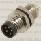SD-M8B-05P-MM-SH7002 (DEG) RoHS M8  5 POL MALE B-code FRONT SOLDER - 48-06-07