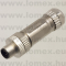 PASH-M12A-03P-MM-SL7001 (DEG) RoHS M12 SHIELDED 3P MALE A-code FÉM - 48-06-10
