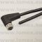 PMSH-M8A-03P-FF-SR7C03 (DEG) RoHS M8 SHIELDED  3 POL FEMALE 90° A-code CABLE 3m - 48-06-19