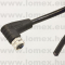 PMSH-M8A-04P-FF-SR7C03 (DEG) RoHS M8 SHIELDED 4POL FEMALE 90° A-code CABLE 3m - 48-06-21