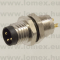 SD-M8A-03P-MM-SH7002 (DEG) RoHS M8  3 POL MALE A-code FRONT MOUNT SOLDER - 48-06-36