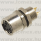 SD-M8A-04P-FF-SH7002 (DEG) RoHS M8  4 POL FEMALE A-code FRONT MOUNT SOLDER - 48-06-37