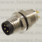 SD-M8A-04P-MM-SH7002 (DEG) RoHS M8  4 POL MALE A-code FRONT MOUNT SOLDER - 48-06-38