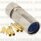 PCSH-M23L-09P-FF-SL7001 (DEG) RoHS M23 SHIELDED 9P 5+3+PE FEMALE  FÉM - 48-06-42