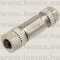 PASH-M12A-05P-FF-SL7001 (DEG) RoHS M12 SHIELDED 5P FEMALE A-code FÉM - 48-06-46
