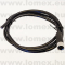 PM-M8A-03P-FF-SL7A01 (DEG) RoHS M8 3POL FEMALE A-code CABLE 1m - 48-06-60