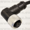 PM-M12A-04P-FF-SR8C01 (DEG) RoHS M12 4POL FEMALE 90° A-code CABLE 1m - 48-06-80