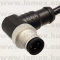 PM-M12A-04P-MM-SR8C01 (DEG) RoHS M12 4POL MALE 90° A-code CABLE 1m - 48-06-83