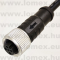 PM-M12A-05P-FF-SL8C01 (DEG) RoHS M12 5POL FEMALE A-code CABLE 1m - 48-06-84