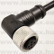 PM-M12A-05P-FF-SR8C01 (DEG) RoHS M12 5POL FEMALE 90° A-code CABLE 1m - 48-06-86