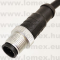 PM-M12A-08P-MM-SL8C01 (DEG) RoHS M12 8POL MALE A-code CABLE 1m - 48-06-96