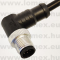 PM-M12A-08P-MM-SR8C01 (DEG) RoHS M12 8POL MALE 90° A-code CABLE 1m - 48-06-97