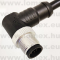 PM-M12A-10P-MM-SR8C01 (DEG) RoHS M12 10POL MALE 90° A-code CABLE 1m - 48-07-01