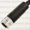 PM-M8A-06P-FF-SL7C01 (DEG) RoHS M8 6POL FEMALE A-code CABLE 1m - 48-07-12