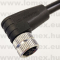 PM-M8B-05P-FF-SR7C01 (DEG) RoHS M8 5POL FEMALE 90° B-code CABLE 1m - 48-07-21