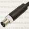 PM-M8B-05P-MM-SL7C01 (DEG) RoHS M8 5POL MALE B-code CABLE 1m - 48-07-22