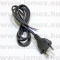 HÁLÓZATI KÁBEL(LAPOS) 1.5m FEKETE FORR.VÉGGEL 2x0.75mm - 54-01-16