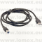 USB KÁBEL 1.2m FEKETE A DUGÓ-B DUGÓ - 54-02-86