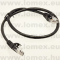 UTP KÁBEL PATCH  0.5m  UTP 8/8 DUGÓ-DUGÓ CAT5e FEKETE - 54-03-62