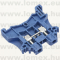 DC2.5-01P-12 (DEG) RoHS SORKAPOCS CSAVAROS 1P DIN-SÍNRE NULL KÉK - 58-00-42